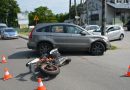 Młody motocyklista ucierpiał w wypadku