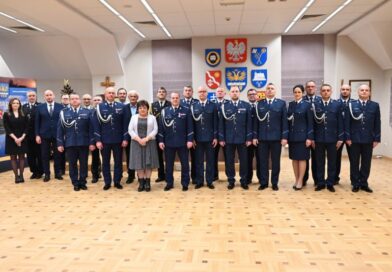 Insp. Mirosław Wośko pożegnał się z Komedną Powiatową Policji w Brzozowie. Jego obowiązki przejął nadkom. Tomasz Balawajder