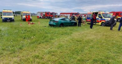 Trwa wyjaśnianie okoliczności wypadku motoryzacyjnego w Krośnie