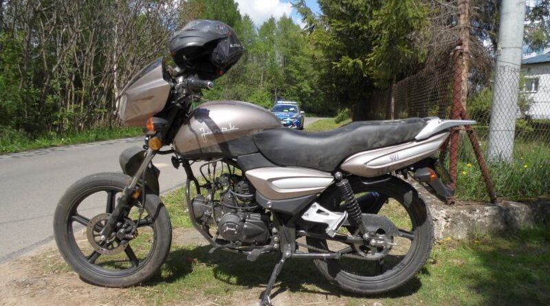 Wypadek motocyklisty w Haczowie