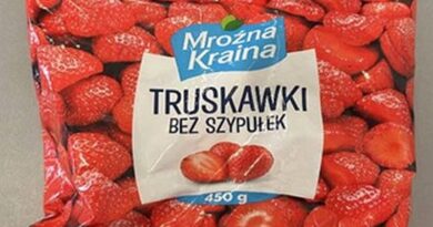 Salmonella w jednej partii mrożonych truskawek