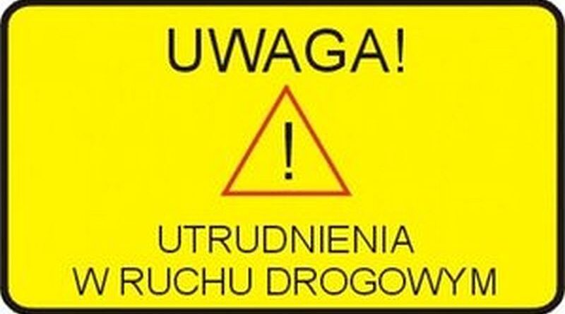 UWAGA! Utrudnienia w ruchu, w związku z budową tymczasowego mostu na rzece Stobnica