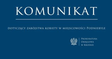 Zabójstwo kobiety w miejscowości Podniebyle. Komunikat krośnieńskiej prokuratury