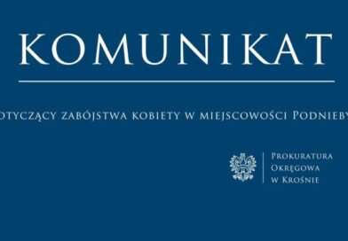 Zabójstwo kobiety w miejscowości Podniebyle. Komunikat krośnieńskiej prokuratury
