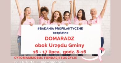 Skorzystaj z bezpłatnych badań profilaktycznych w Domaradzu