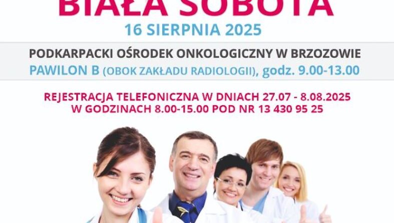 Zadbaj o zdrowie – przyjdź na Białą Sobotę w Brzozowie