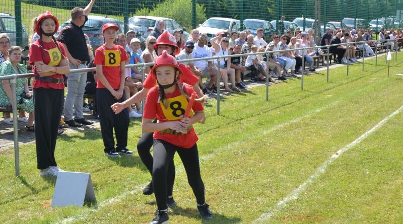 OSP Domaradz-Góra zgarnia wszystko! Gminne Zawody Sportowo-Pożarnicze w Golcowej