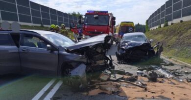 Poważny wypadek na obwodnicy Brzozowa – jedna osoba w szpitalu