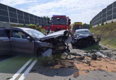 Poważny wypadek na obwodnicy Brzozowa – jedna osoba w szpitalu