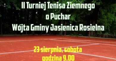 II Turniej Tenisa Ziemnego o Puchar Wójta Gminy Jasienica Rosielna