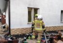 Pożar budynku w Przysietnicy. Na miejscu liczne służby
