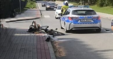 Kolizja na skrzyżowaniu drogi powiatowej w Starej Wsi
