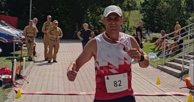 Strażak z Brzozowa wicemistrzem województwa w biegach przełajowych