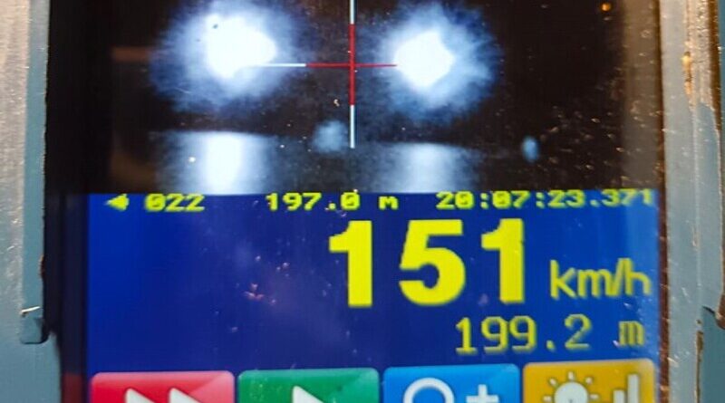 20-latek przekroczył prędkość o 101 km/h w terenie zabudowanym. Nie miał prawa jazdy
