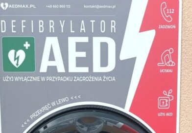 Nowy defibrylator AED w remizie OSP Malinówka
