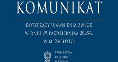 Znaleziono ciało 18-latka w podsanockich Zabłotcach – prokuratura bada okoliczności zdarzenia
