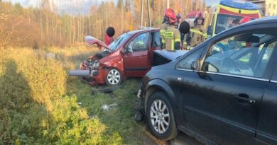 Wypadek drogowy w Domaradzu. Poszkodowani trafili do szpitala