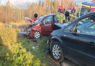 Wypadek drogowy w Domaradzu. Poszkodowani trafili do szpitala