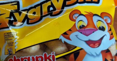 Ostrzeżenie publiczne: Gluten w partii bezglutenowych chrupek „Tygryski”