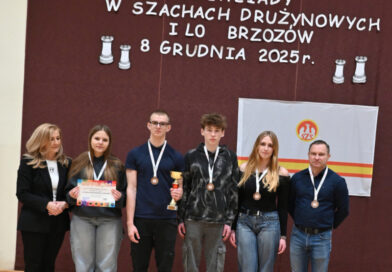 I LO Brzozów z brązem w Finale Wojewódzkim Licealiady w szachach drużynowych