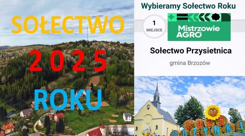Sołectwo Przysietnica zwycięzcą plebiscytu „Mistrzowie AGRO”