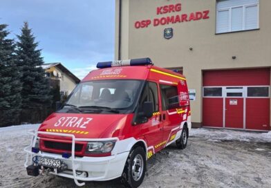 Nowy samochód zasilił flotę jednostki OSP w Domaradzu