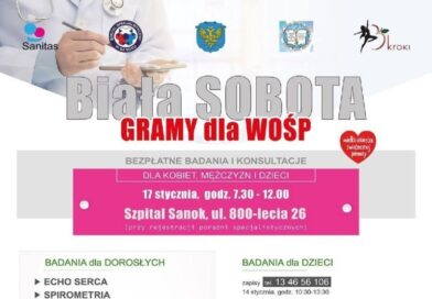 Szpital w Sanoku zagra z WOŚP. Biała Sobota z bezpłatnymi badaniami już 17 stycznia