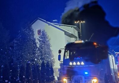 Dwa pożary sadzy jednej nocy. Strażacy interweniowali w Niebocku