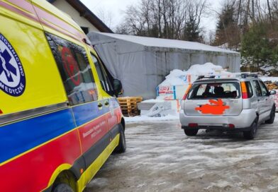 Uderzył w słupek podczas cofania. Zdarzenie na drodze wojewódzkiej nr 835 w Grabownicy Starzeńskiej
