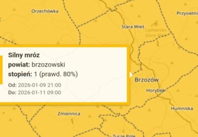Silny mróz w powiecie brzozowskim. IMGW wydało ostrzeżenie
