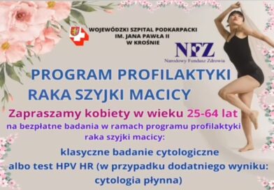 Bezpłatne badania w ramach profilaktyki raka szyjki macicy. Skorzystaj i zadbaj o zdrowie