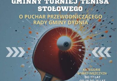 Turniej Tenisa Stołowego o Puchar Przewodniczącego Rady Gminy Dydnia już 8 lutego