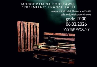 Zapraszamy na spektakl – Przypadek Gregora Samsy. Monodram o przemianie