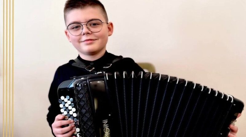 Międzynarodowy sukces młodego akordeonisty z Dydni