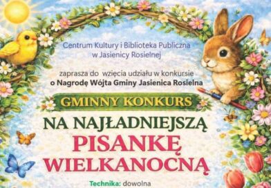 Konkurs na najładniejszą pisankę wielkanocną w Jasienicy Rosielnej