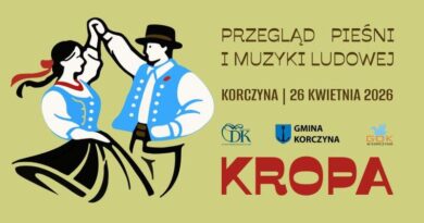 XXIII Przegląd Pieśni i Muzyki Ludowej KROPA już 26 kwietnia w Korczynie. Zgłoszenia do 17 kwietnia