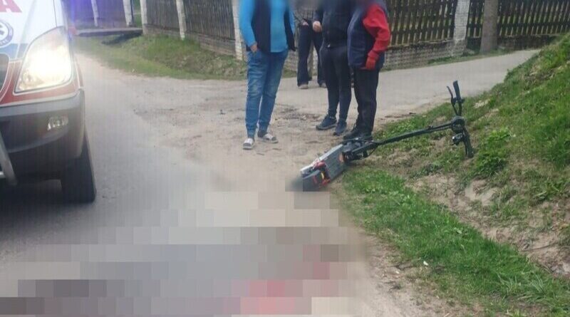 1,5 promila i jazda hulajnogą. Mężczyzna odpowie przed sądem