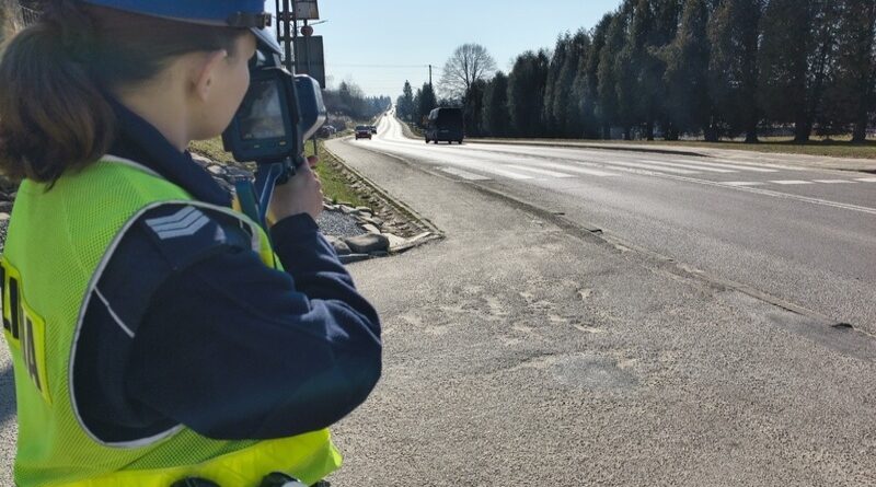 Kaskadowy pomiar prędkości w Brzozowie. 34 kierowców złamało przepisy