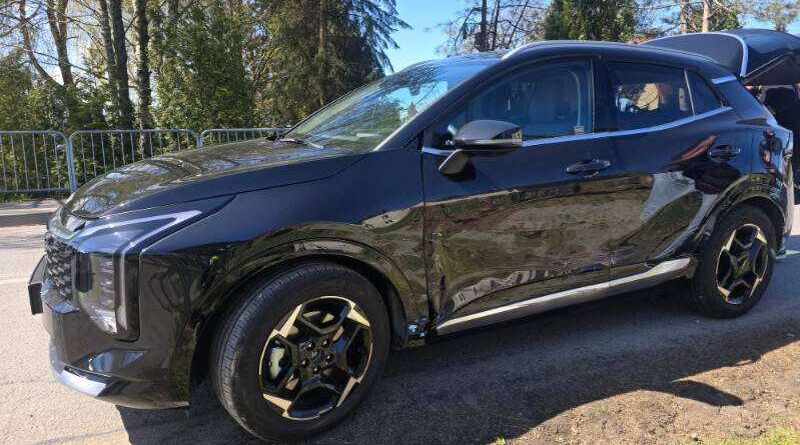 Nie ustąpił pierwszeństwa – kolizja na skrzyżowaniu w Jasionowie