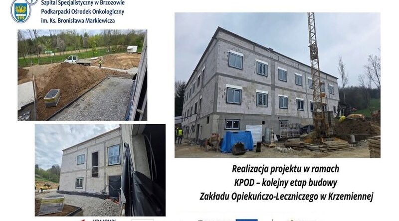 Nowy Zakład Opiekuńczo-Leczniczy w Krzemiennej coraz bliżej ukończenia