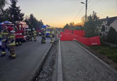 Tragiczny wypadek w Woli Niżnej. 32-letni motocyklista zginął po zderzeniu z dostawczym Iveco