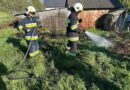 Szybka interwencja strażaków zapobiegła rozprzestrzenieniu się ognia