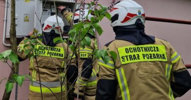 Zwarcie instalacji elektrycznej w sklepie w Iwoniczu. Szybka interwencja strażaków