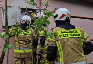 Zwarcie instalacji elektrycznej w sklepie w Iwoniczu. Szybka interwencja strażaków