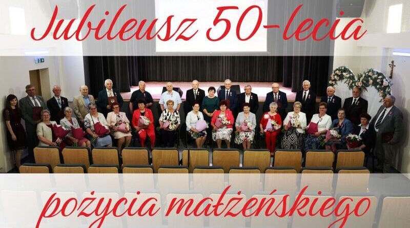 Złote Gody w gminie Jasienica Rosielna. 17 par świętowało 50-lecie małżeństwa