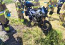 Zderzenie motocykla z osobówką na DK19 w Komborni. Motocyklista trafił do szpitala