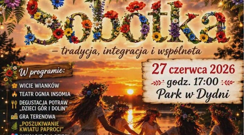 Ogień, wianki i zabawa do późnej nocy. Sobótka 2026 już w sobotę w Dydni