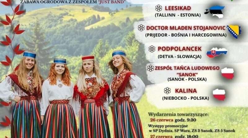 Niebocko: XX Międzynarodowy Festiwal Folklorystyczny „Dzieci Gór i Dolin” już 28 czerwca