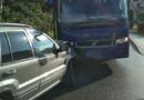Kolizja w Izdebkach. Kierowca autobusu odpowie za zdarzenie, kierowca Jeepa za jazdę po alkoholu
