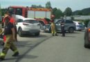 Kolizja na drodze gminnej w Hłudnie. Jedna osoba trafiła do szpitala